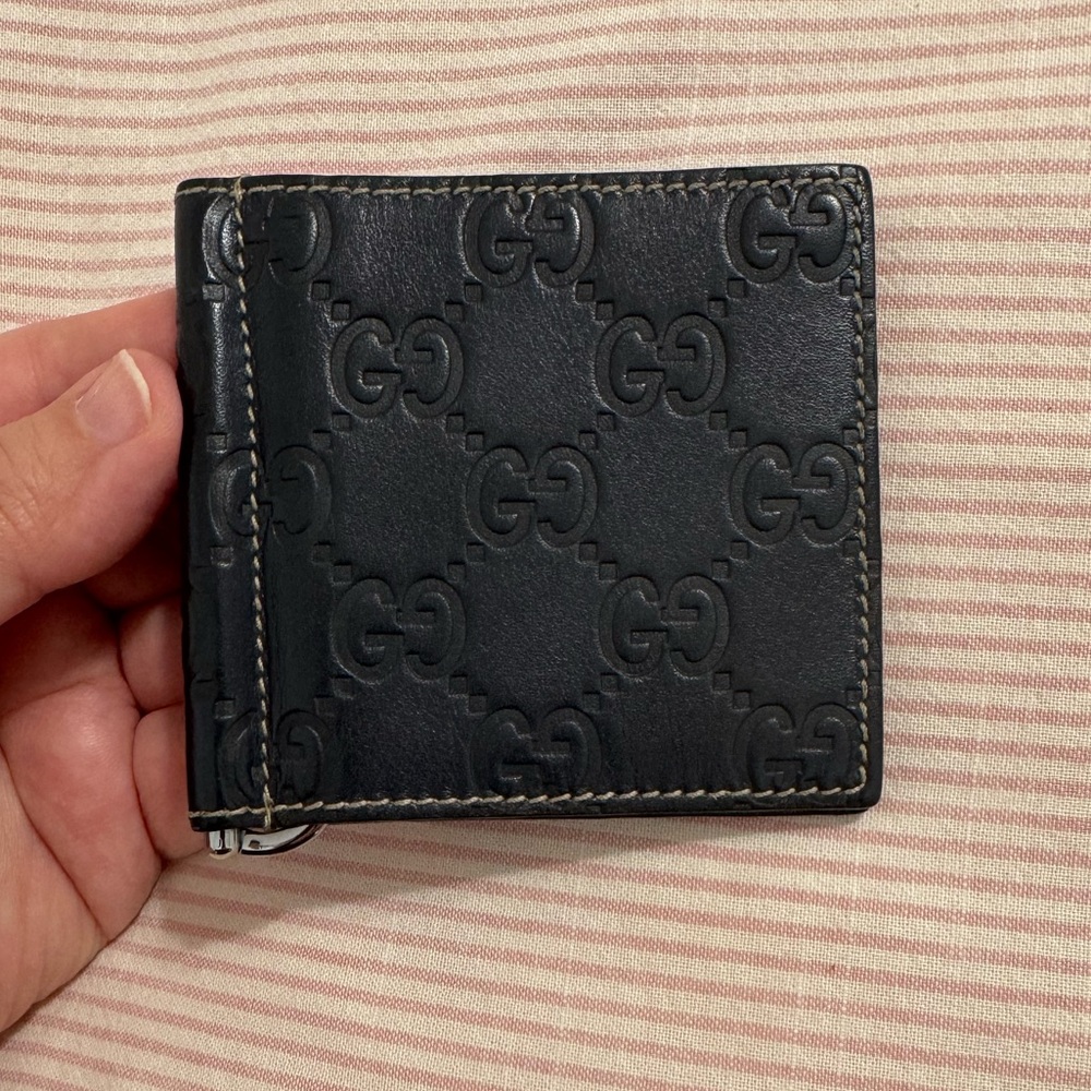 Like New Authentic Gucci money clip wallet